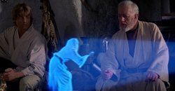 Princess Leia hologram Meme Template