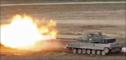 Leopard 2 tank fire firing Meme Template
