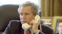 Bush on phone Meme Template