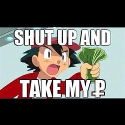 pokemon money Meme Template