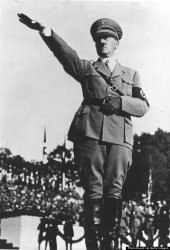 Hitler Armlänge Meme Template