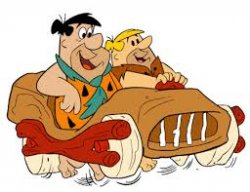 Flintstone car Meme Template