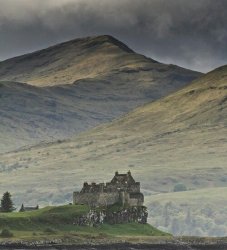 Duart Castle, Mull, Scotland Meme Template