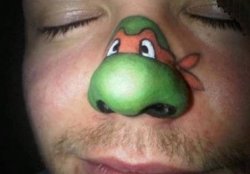turtle nose Meme Template