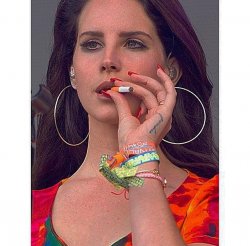Lana Del Rey smoking Meme Template