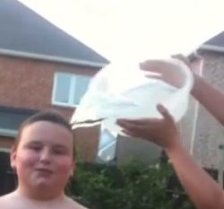 Ice Bucket Kid Meme Template