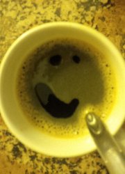 smirking cup of coffee Meme Template