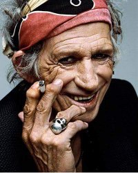 Keith Richards cigarette Meme Template