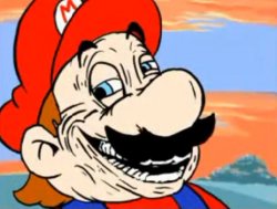 creepy_mario Meme Template