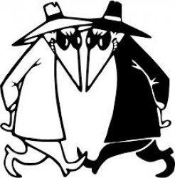 spy vs spy Meme Template