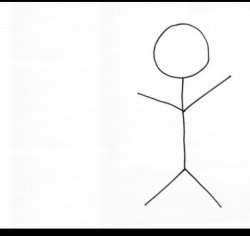 Feral Stick Figure Blank Template - Imgflip