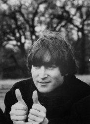 john lennon thumbs up Meme Template