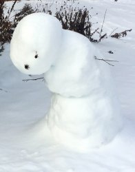 Sad Snowman Meme Template