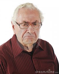 Angry old man Meme Template