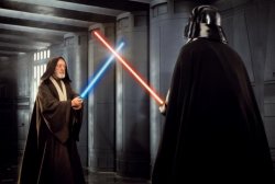 Vader vs Obi wan Meme Template