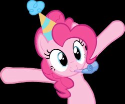 Pinkie partying Meme Template