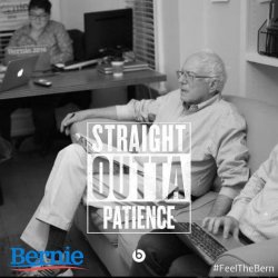 Bernie has all the patience needed Meme Template