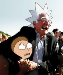 Rick and Morty Sanders Meme Template