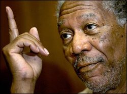 Morgan Freeman pointing Meme Template