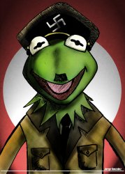 Nazi Kermit Meme Template