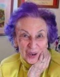 Purple Hair Old Lady Meme Template