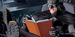 Batman reading Meme Template