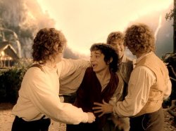 Glee-filled Frodo - Rivendell Reunion Meme Template