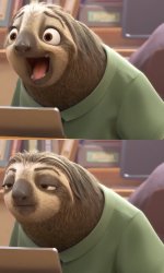 Sloth Zootopia Meme Template