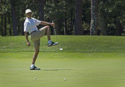 Obama golf Meme Template