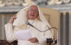 Pope hair flip Meme Template