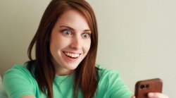 overly attached gf Meme Template