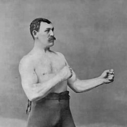 Overly manly man Meme Template