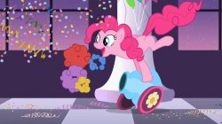 Pinkie Pie's party cannon explosion Meme Template