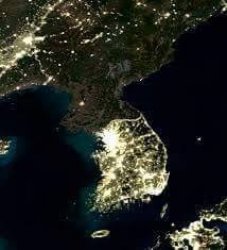 Korea From Space Meme Template