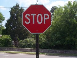 Stop sign Meme Template