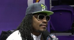 Marshawn I'm Just Here Meme Template