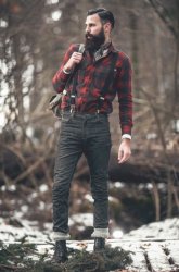 HIPSTER LUMBERJACK Meme Template