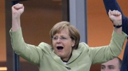 Merkel Cheer! Meme Template
