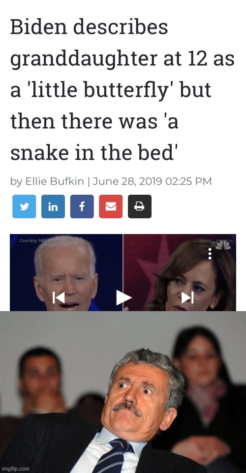 Biden "snake in the bed" | image tagged in massimo d'alema,joe biden,creepy joe biden,snake,granddaughter,ridin with biden | made w/ Imgflip meme maker