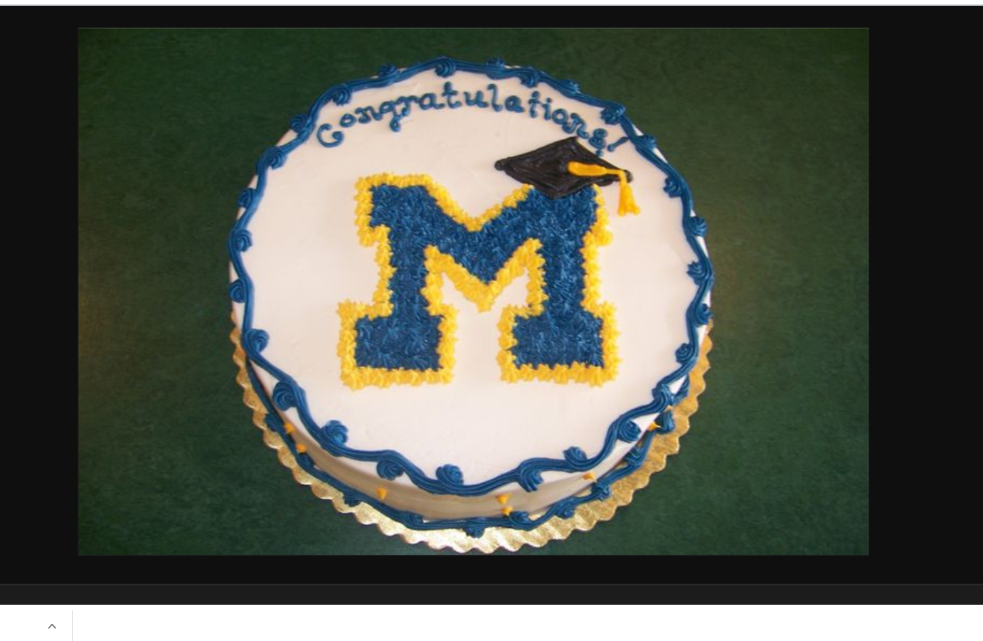 U of M cake Blank Meme Template