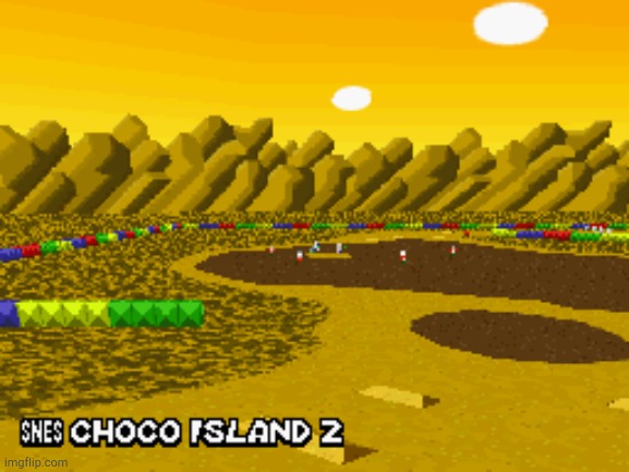 SNES Choco Island | image tagged in snes choco island | made w/ Imgflip meme maker