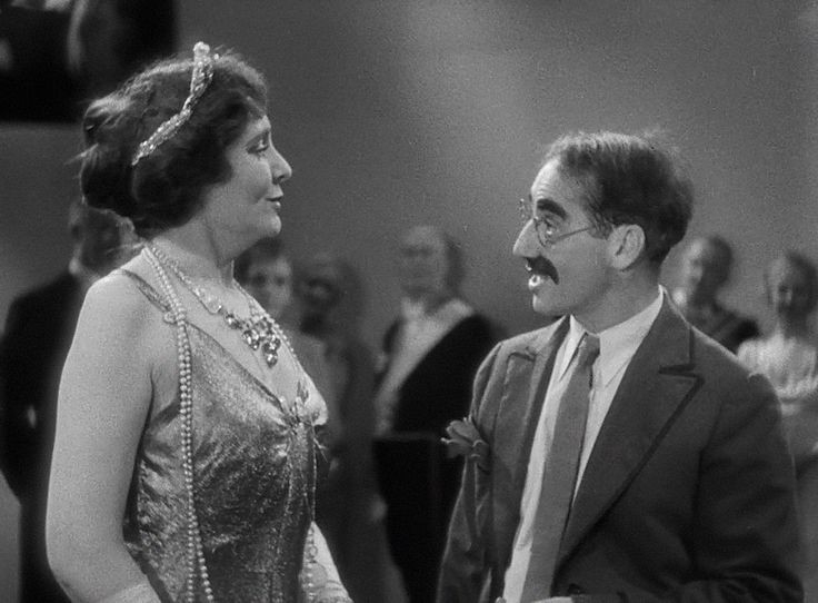 High Quality Groucho Marx Margaret Dumont Blank Meme Template