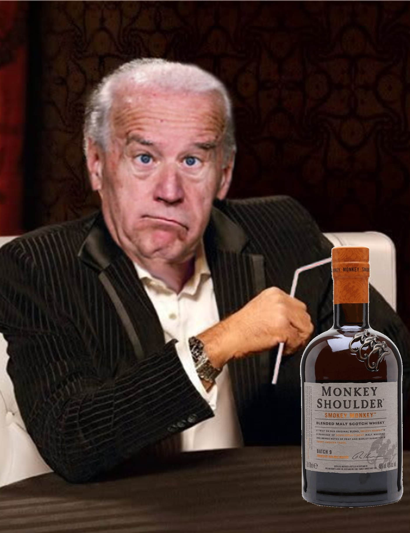 Joe Biden Monkey Business Blank Meme Template