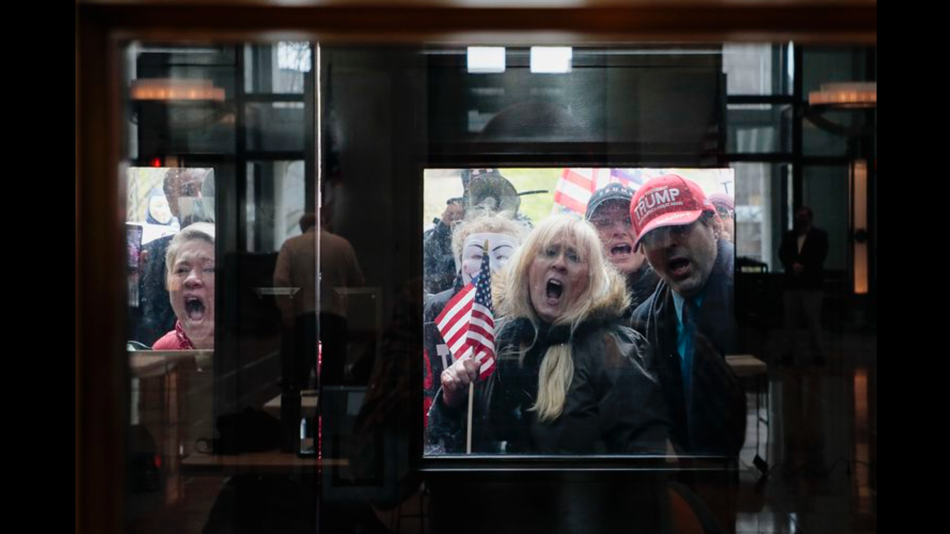 High Quality Pandemic Protesters Blank Meme Template