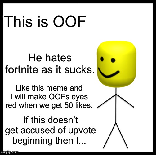 Oof Roblox Noob Meme