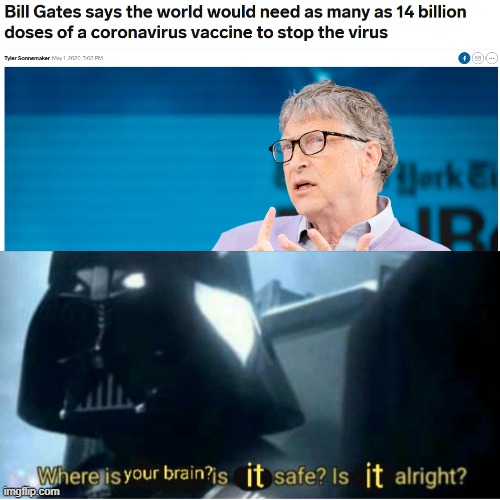 Vader on Gates | image tagged in star wars | made w/ Imgflip meme maker