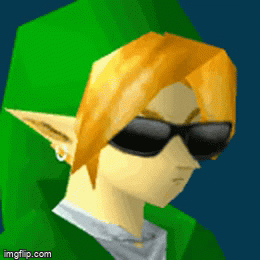 Link be vibin’. | image tagged in gifs,loz | made w/ Imgflip video-to-gif maker