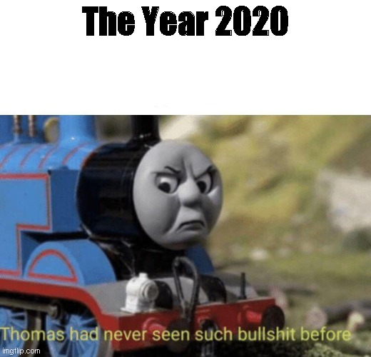 ok | The Year 2020 | image tagged in thomas had never seen such bullshit before | made w/ Imgflip meme maker
