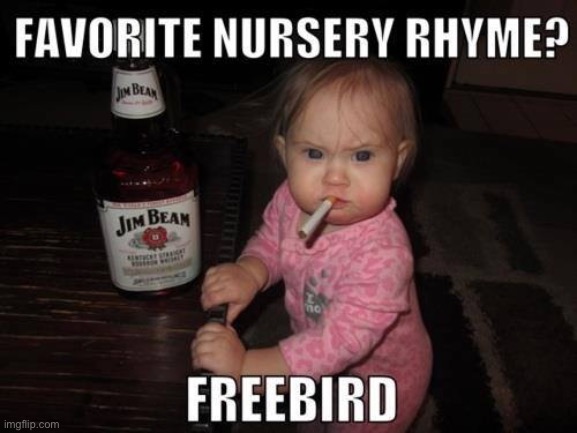 Play some free bird. (If you don’t know what it is look it up) | image tagged in redneck,baby | made w/ Imgflip meme maker