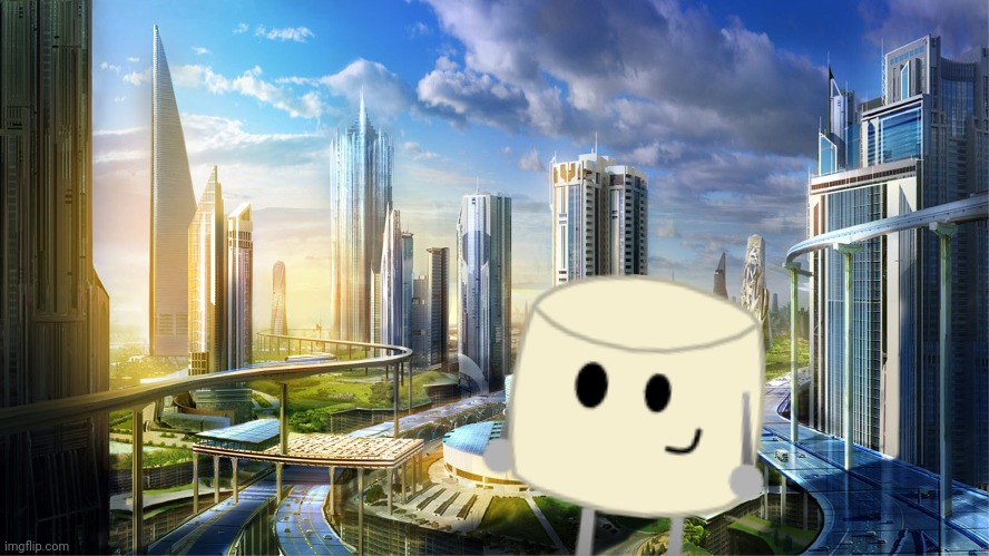 Futuristic city | image tagged in futuristic city | made w/ Imgflip meme maker